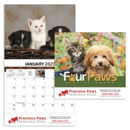 Custom Four Paws Appointment Calendar - Staped Custom Four Paws Appointment Calendar - Staped