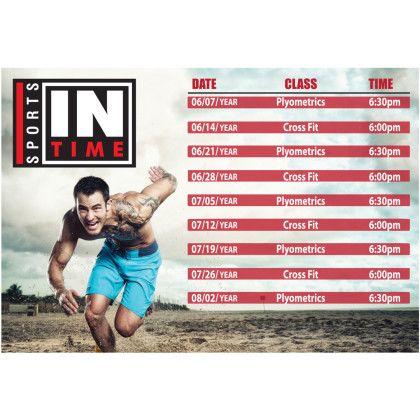 Custom Schedule Magnet - Small