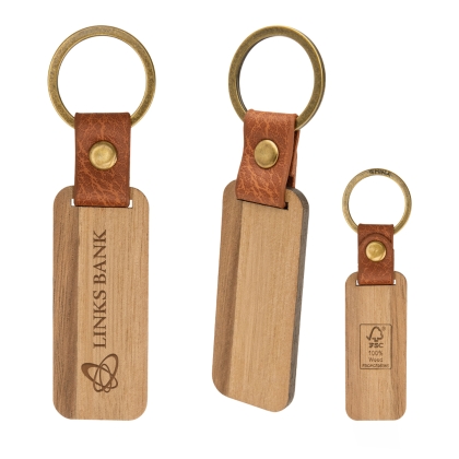 Custom Jarvis Wood Key Ring