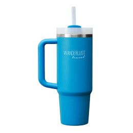 Printed Stanley Quencher H2.0 FlowState Tumbler 30 oz - Azure Printed Stanley Quencher H2.0 FlowState Tumbler 30 oz - Azure