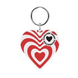 Custom Acrylic Key Tag - Heart