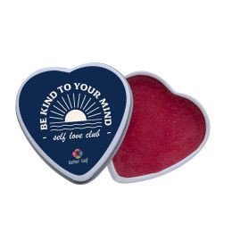 Custom Lip Moisturizer Heart Tin 