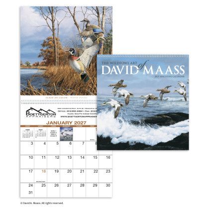 Custom David Maass Executive Calendar - Spiral