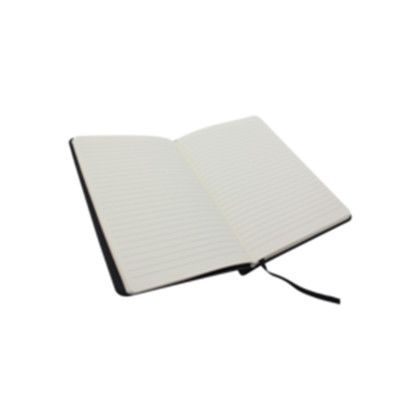 Custom Executive Journal, Full Color Digital - Black Open View Custom Executive Journal, Full Color Digital - Black Open View