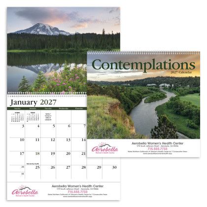 Custom Contemplations Appointment Calendar - Spiral