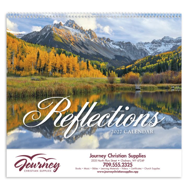 Reputation Calender Custom Reflections Non-Denominational Appointment Calendar - Spiral