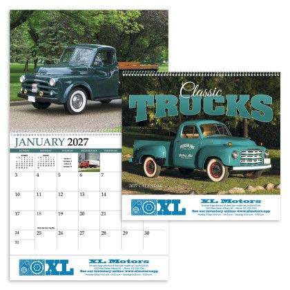 Custom Classic Trucks Appointment Calendar - Spiral Custom Classic Trucks Appointment Calendar - Spiral