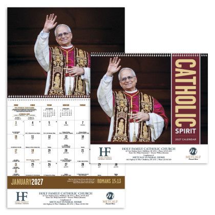 Custom Appointment Calendar - Catholic Spirit - Spiral