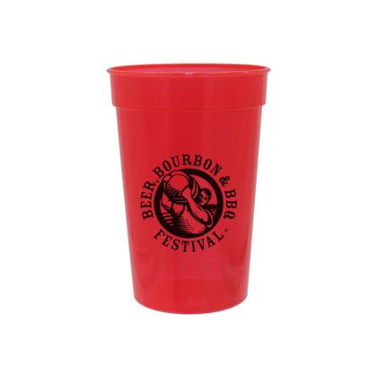 Custom 17 oz. Translucent Stadium Cup - Translucent Red Custom 17 oz. Translucent Stadium Cup - Translucent Red