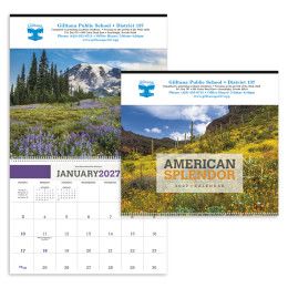 Custom Triumph® American Splendor Calendar - Spiral