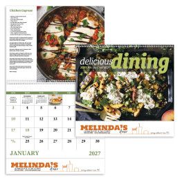 Custom Delicious Dining - Spiral Calendar Custom Delicious Dining - Spiral Calendar