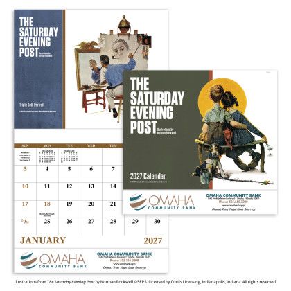 Custom Economy Appointment Calendar - The Saturday Evening Post II