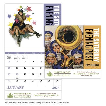 Custom Economy Appointment Calendar - The Saturday Evening Post Custom Economy Appointment Calendar - The Saturday Evening Post