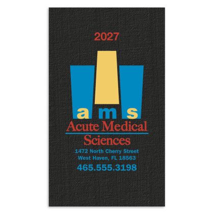 Custom Good Value Monthly Pocket Planner - Black 