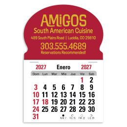Custom Spanish Press-N-Stick Calendar Custom Spanish Press-N-Stick Calendar