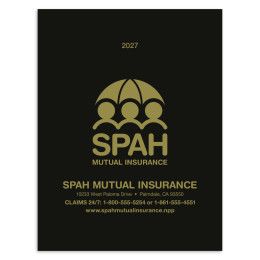 Custom Classic Monthly Planner - Black 