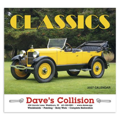 Custom Classics Appointment Calendar - Stapled - Front view
