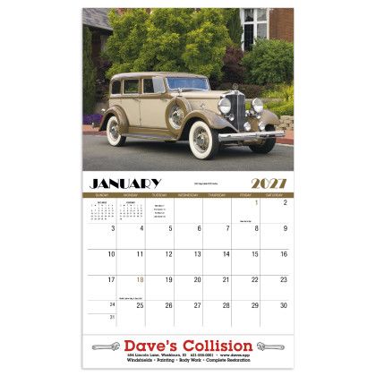 Custom Classics Appointment Calendar - Stapled - Calendar view