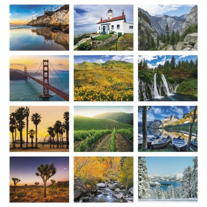 Custom California Appointment Calendar - Stapled - Month