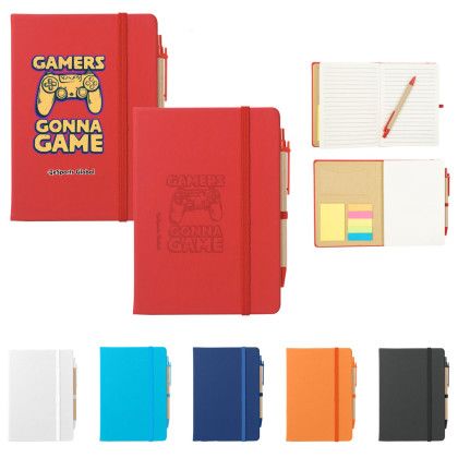 Custom Journal Notebook With Sticky Notes & Flags - Full Color - All Color