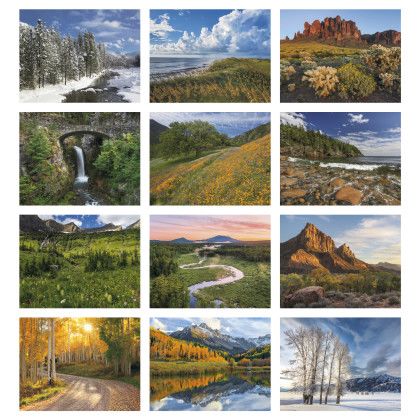 Custom Reflections Non-Denominational Appointment Calendar - Spiral - Month view