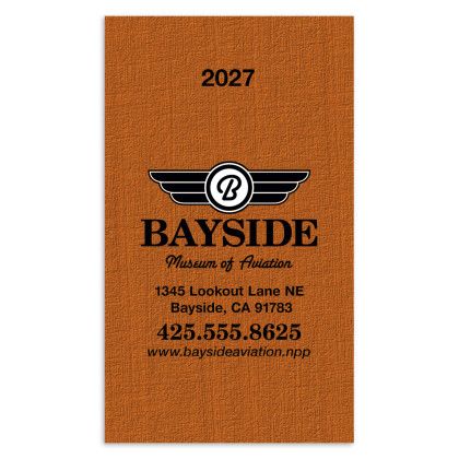 Custom Good Value Monthly Pocket Planner - Orange 