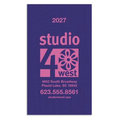 Custom Good Value Monthly Pocket Planner - Purple 