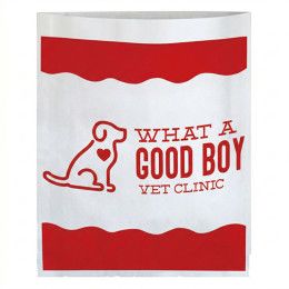 Custom One Color 1-Sided Merchant Paper Bag - 12" x 15" x 2.5"