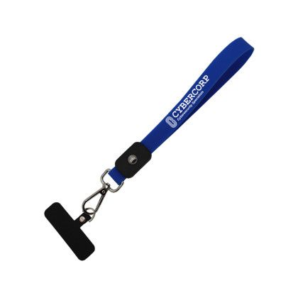 Custom Rollerball Wristlet Phone Holder - Blue 