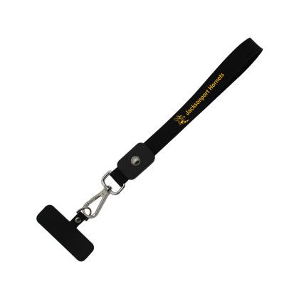 Custom Rollerball Wristlet Phone Holder - Black 