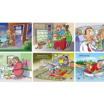 Custom Murphy's Laws Stapled Wall Calendar