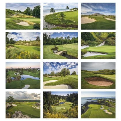 Custom Fairways & Greens - Spiral Calendar - Month view