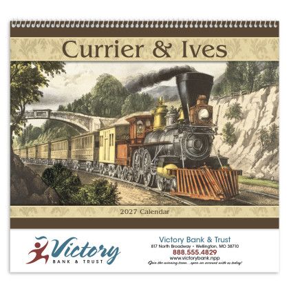 Custom Currier & Ives - Spiral - Front view