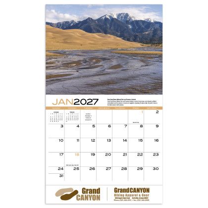 Custom Earth Appointment Calendar - Staped Calendar view