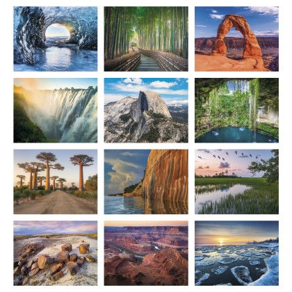 Custom Earth Appointment Calendar - Staped Month view