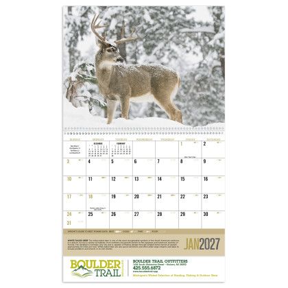 Custom Triumph® Premium Appointment Calendar - Regional Sportsman: Southcentral - Calendar view