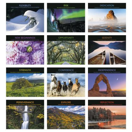 Custom Motivations - Stapled Calendar - Month view