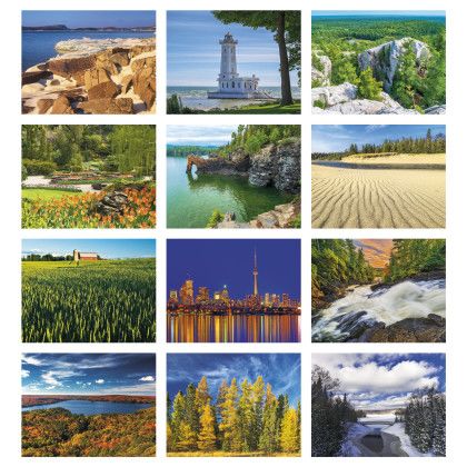 Custom Images of Ontario - Stapled Calendar - Month view