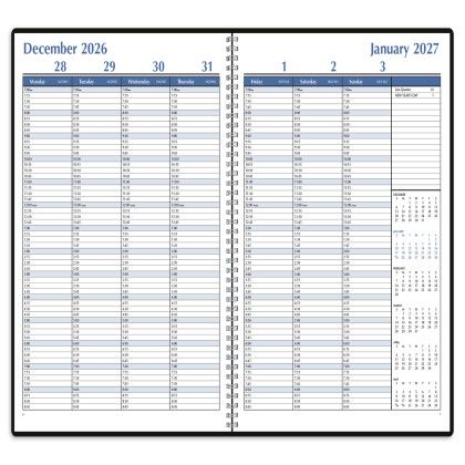 Custom Triumph® Weekly Time Manager - FREE SET-UP - Black Calendar View 