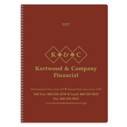 Custom Triumph® Weekly Time Manager - FREE SET-UP - Red