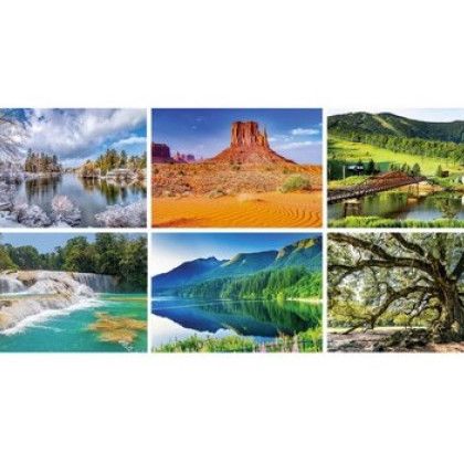 Scenes of America Stitched Wall Calendar