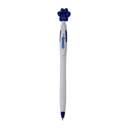 Custom Paw Print Wild Smilez Pen - Blue