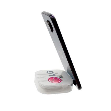 Custom Charging Cable Case with Phone Stand, Full Color Digital - Lifestyle View Custom Charging Cable Case with Phone Stand, Full Color Digital - Lifestyle View