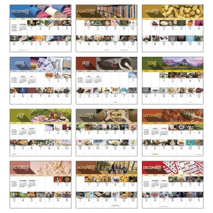 Custom National Day - Stapled Calendar - Month view