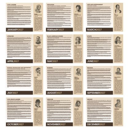 Custom Triumph® African-American Heritage: Dr. Martin Luther King, Jr. - Month Custom Triumph® African-American Heritage: Dr. Martin Luther King, Jr. - Month