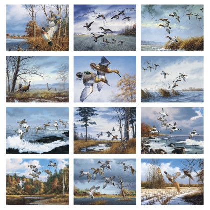 Custom Maass Wildfowl Executive Calendar - Month view