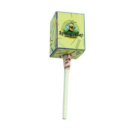 Custom Dum Dum with Flag or 4 Color Process Box - Front View 