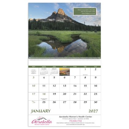 Custom Inspirations for Life - Spiral Calendar - Calendar view 