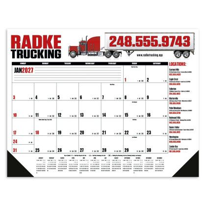 Custom Multi-Color Desk Pad - Design B