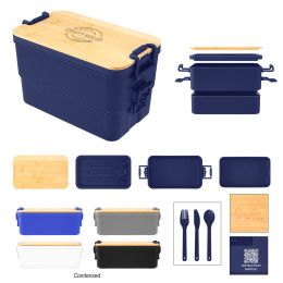 Custom Mega Bites Stackable Bento Box - All color